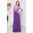 Фіолетова вечірня сукня з рукавом