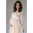 Ніжна рожева сукня для вагітних