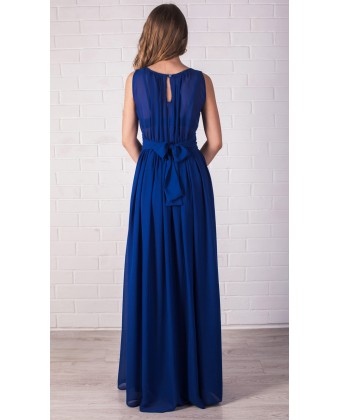 Платье вечернее синего цвета
