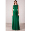Зелена сукня в грецькому стилі