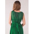 Зелена сукня в грецькому стилі