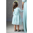Дитяча сукня з гудзиками і рукавом, шавлія