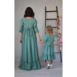 Сукні для мами та доньки з рюшем і воланом шавлія