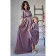 Сукні виноградні для мами та доньки в грецькому стилі з рукавом-крильцем