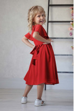 Дитяча грецька сукня з рукавом червона