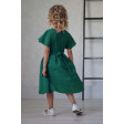 Дитяча грецька сукня з рукавом смарагдова