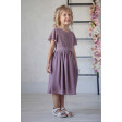 Дитяча грецька сукня з рукавом виноградна 