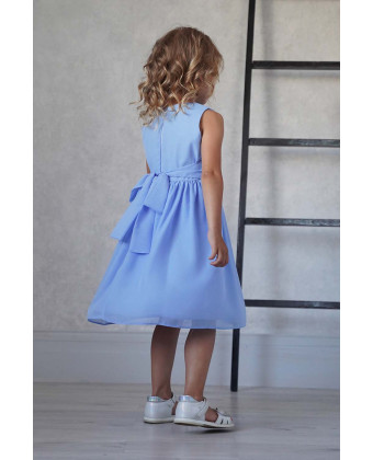Дитяча сукня у грецькому стилі блакитна
