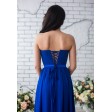 Синя вечірня сукня