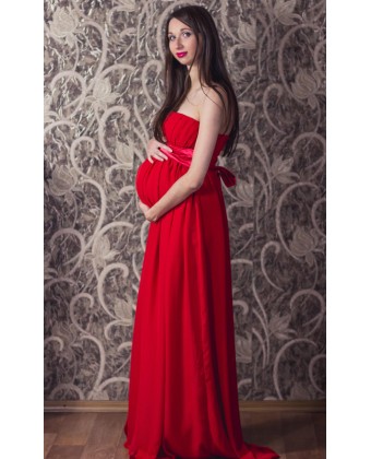 Плаття для вагітних без бретелів