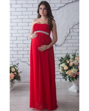 Довга сукня для вагітних