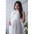 Длинное свадебное платье для беременных