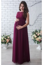 Платье для беременных марсала