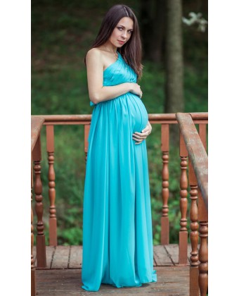 Вечірня довга сукня для вагітних