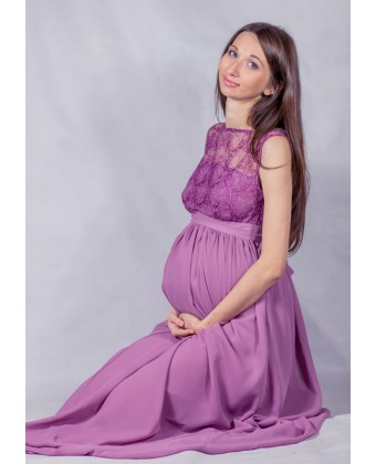 Вечірня сукня для вагітних