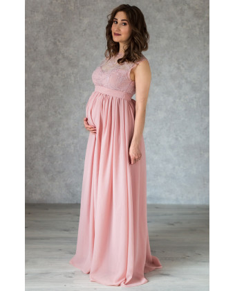 Длинное вечернее платье для беременных