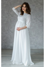 Елегантна сукня на розпис для вагітних