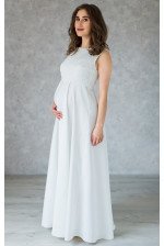 Класична весільна сукня для вагітних
