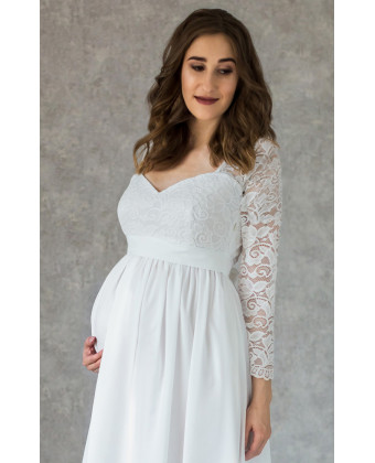 Сукня на розпис із рукавом для вагітних