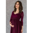 Вечернее платье для беременных с рукавом