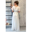 Белое платье в греческом стиле с рукавчиком