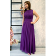 Фиолетовое платье в греческом стиле