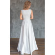 Элегантное свадебное платье с вышивкой