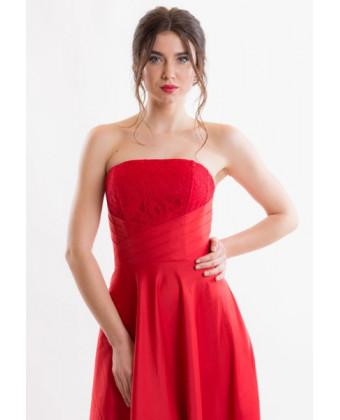 Вечірня сукня б/б червона
