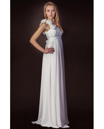 Біла сукня в грецькому стилі