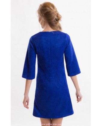 Синя коктейльна сукня 