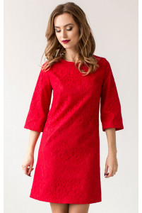 Коктейльное платье красное