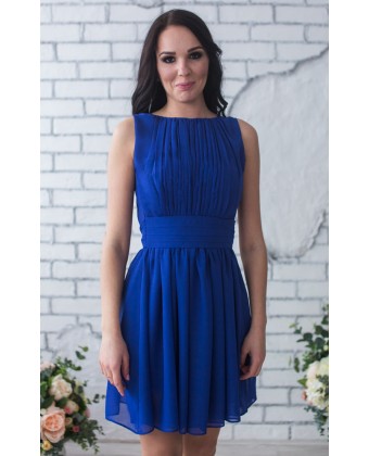Коротка синя сукня
